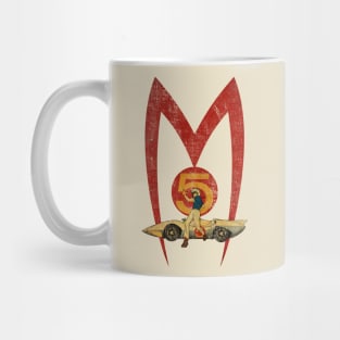 TEXTURE VINTAGE SPEED RACER GO GO GO Mug